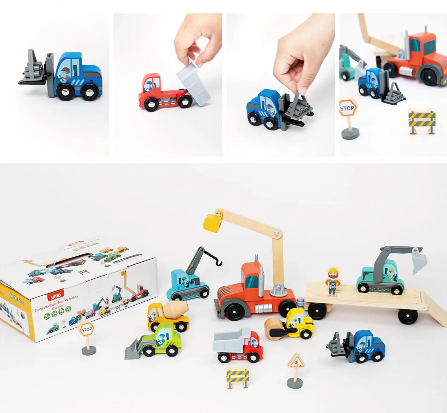 Construction Transport Truck & Vehicle Set