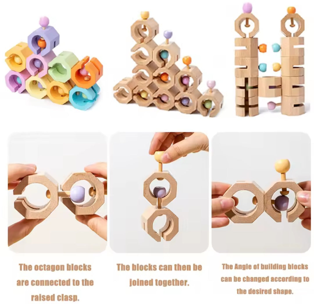 Montessori Shape Matching & Stacking Toy