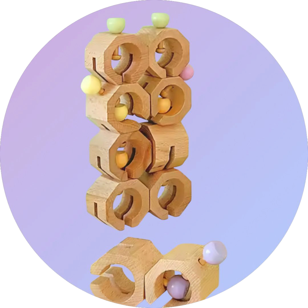 Montessori Shape Matching & Stacking Toy