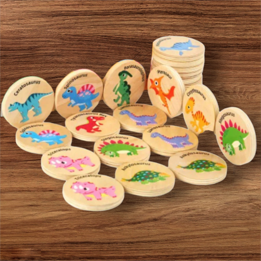 Wooden Memory Match Game