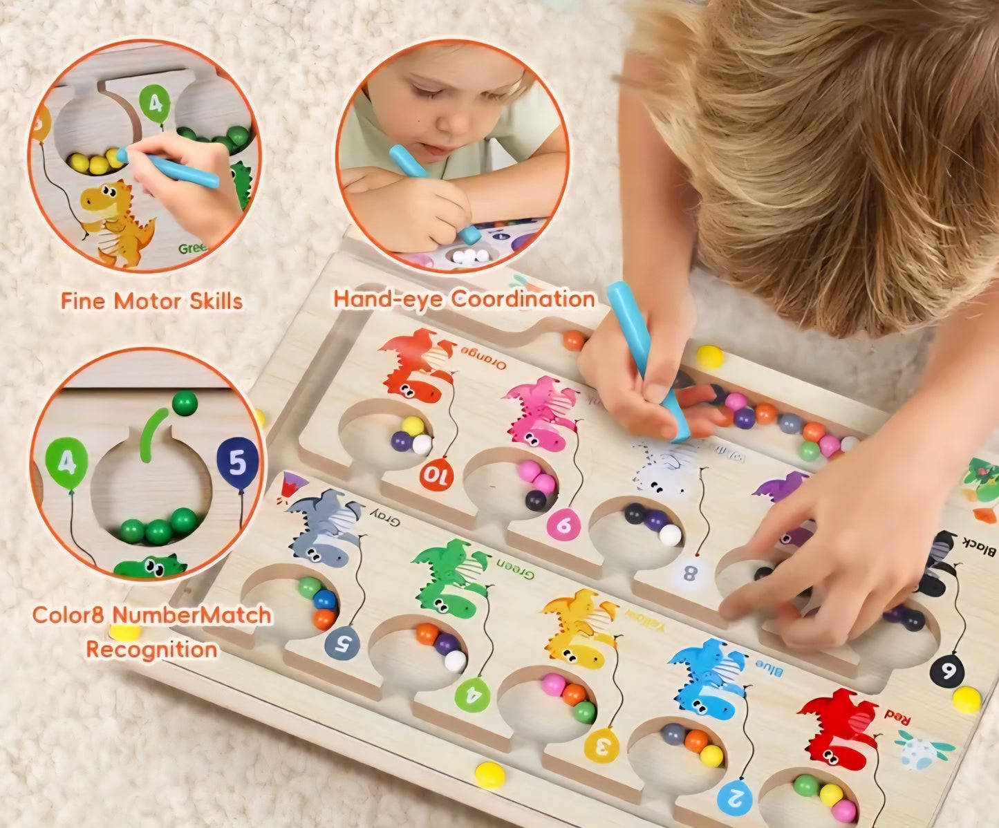 Magnetic Marble Maze Boards