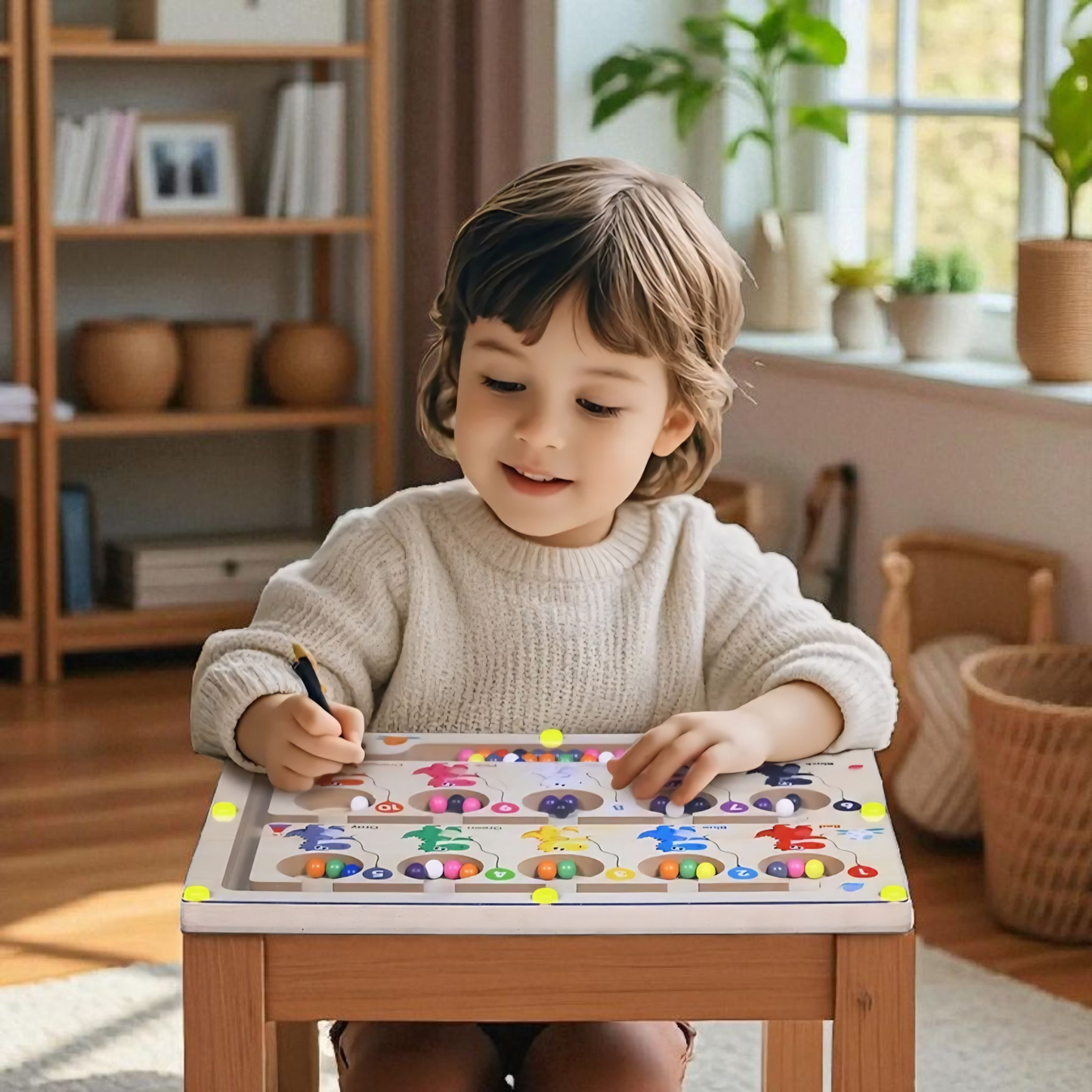 Magnetic Marble Maze Boards