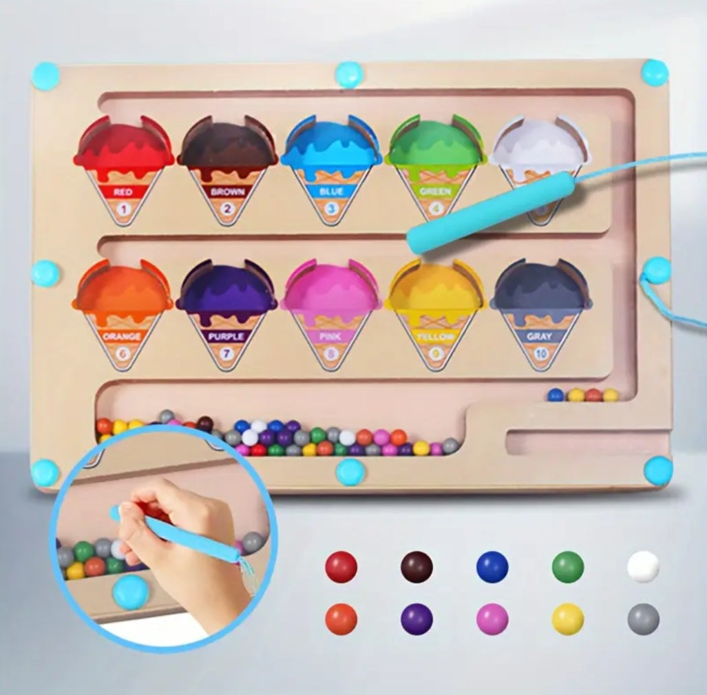 Magnetic Marble Maze Boards