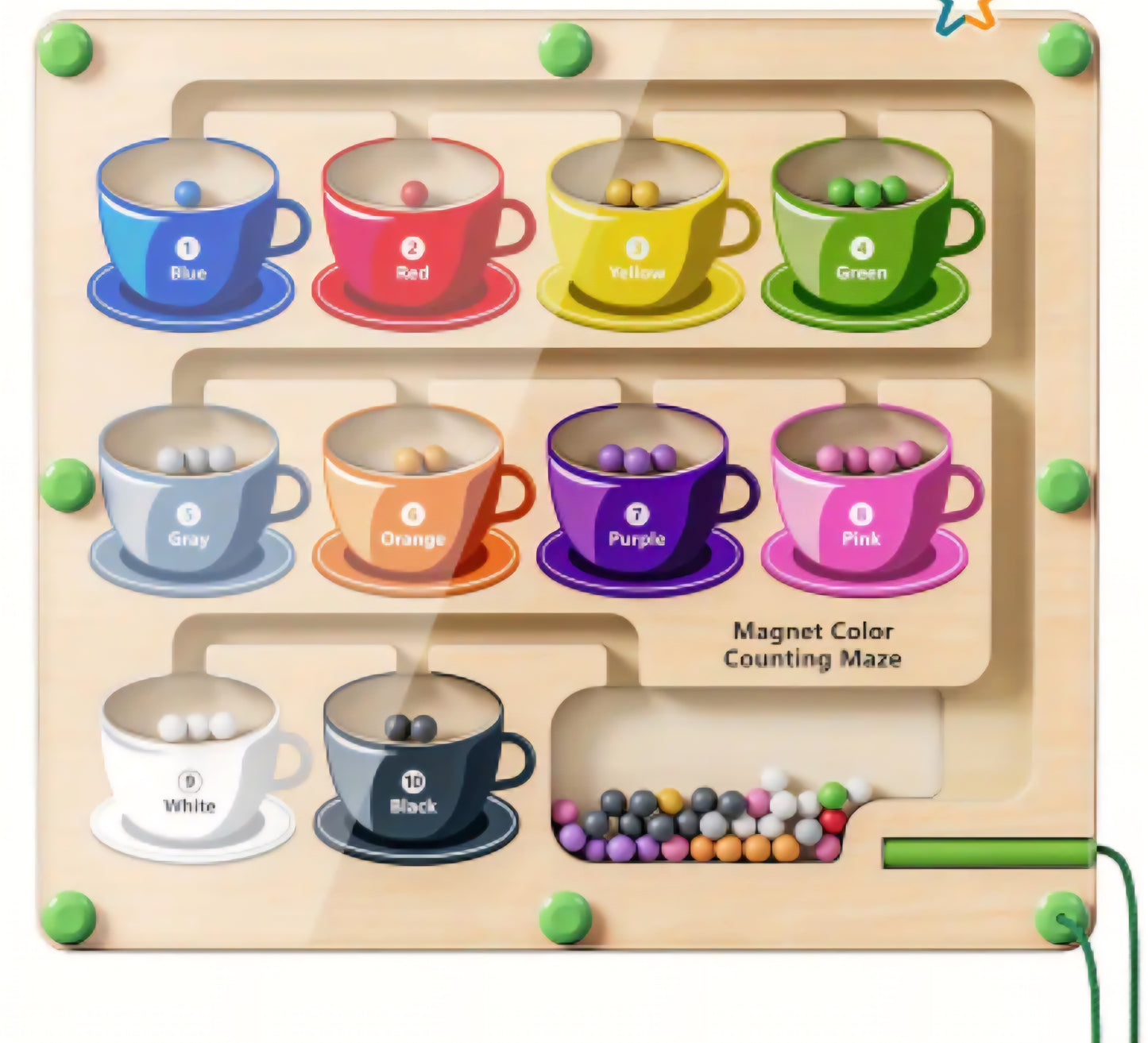 Magnetic Marble Maze Boards