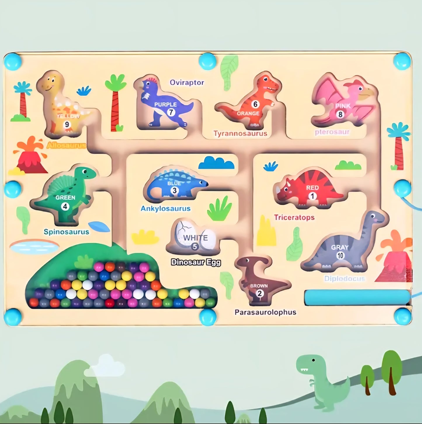 Magnetic Marble Maze Boards