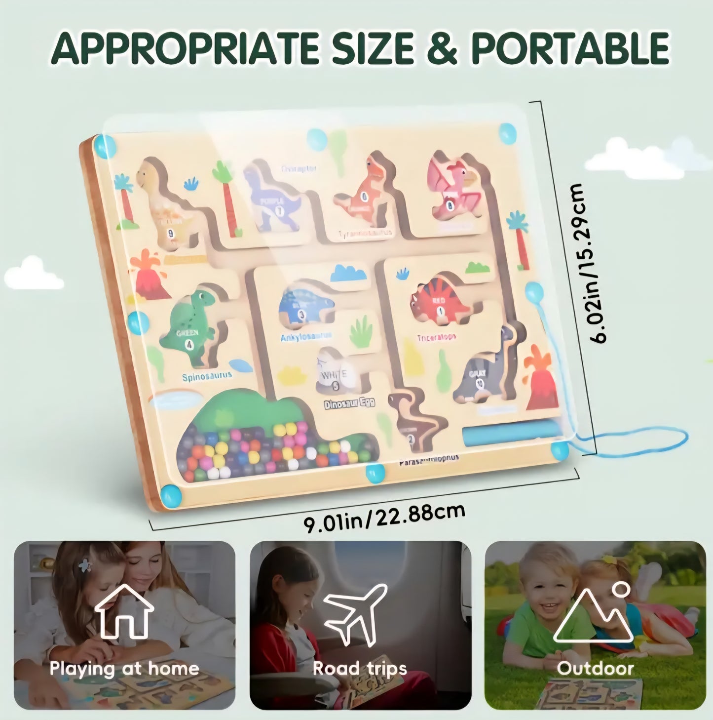 Magnetic Marble Maze Boards