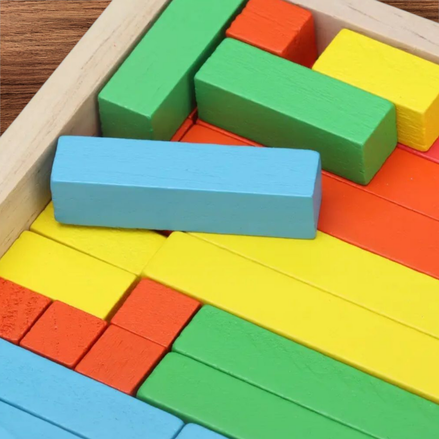 Montessori Math Number Rods – Brightly Colored Wooden Counting Sticks