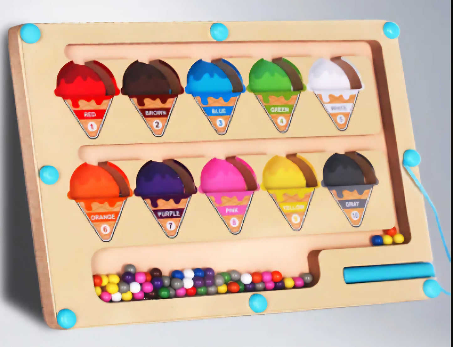 Magnetic Marble Maze Boards