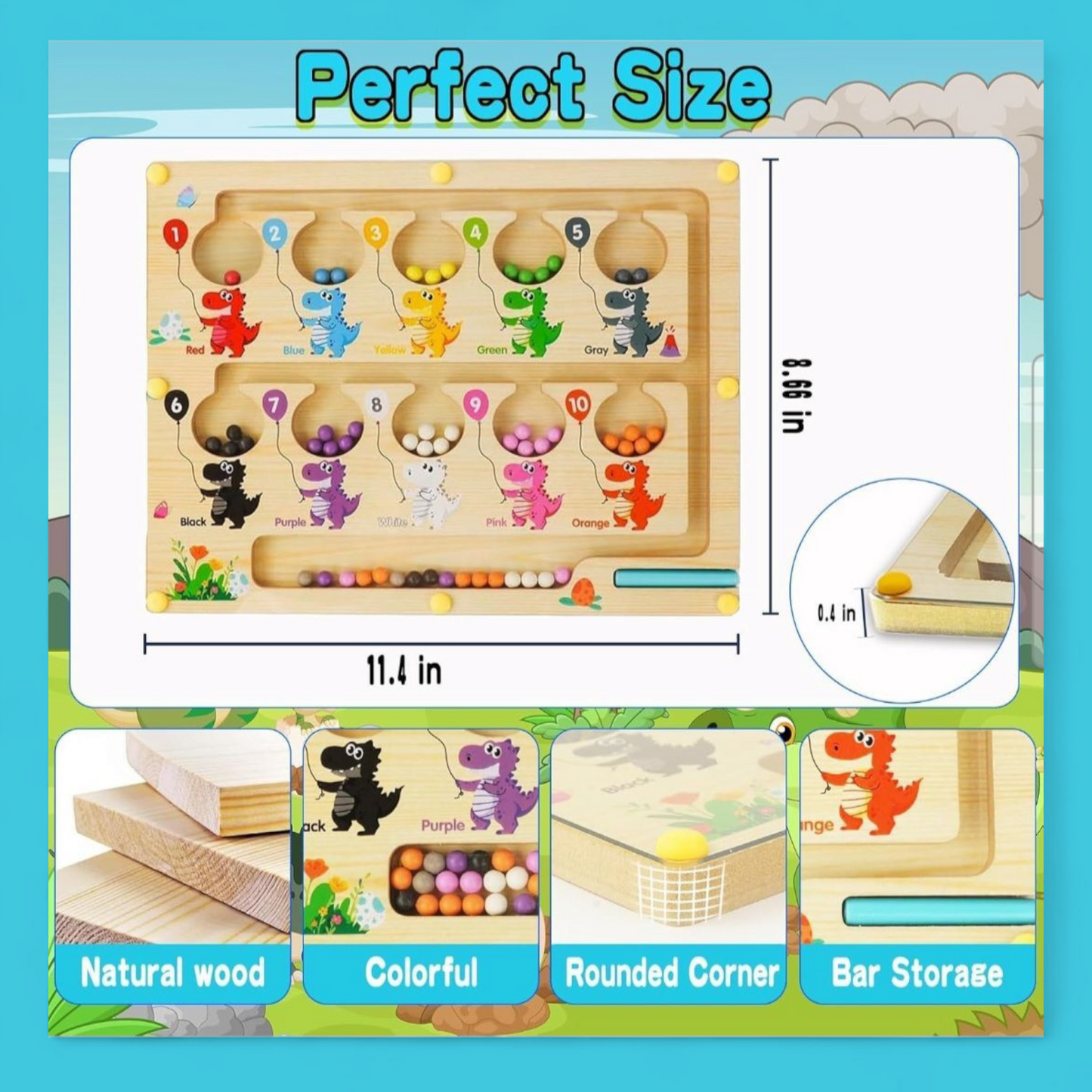 Magnetic Marble Maze Boards