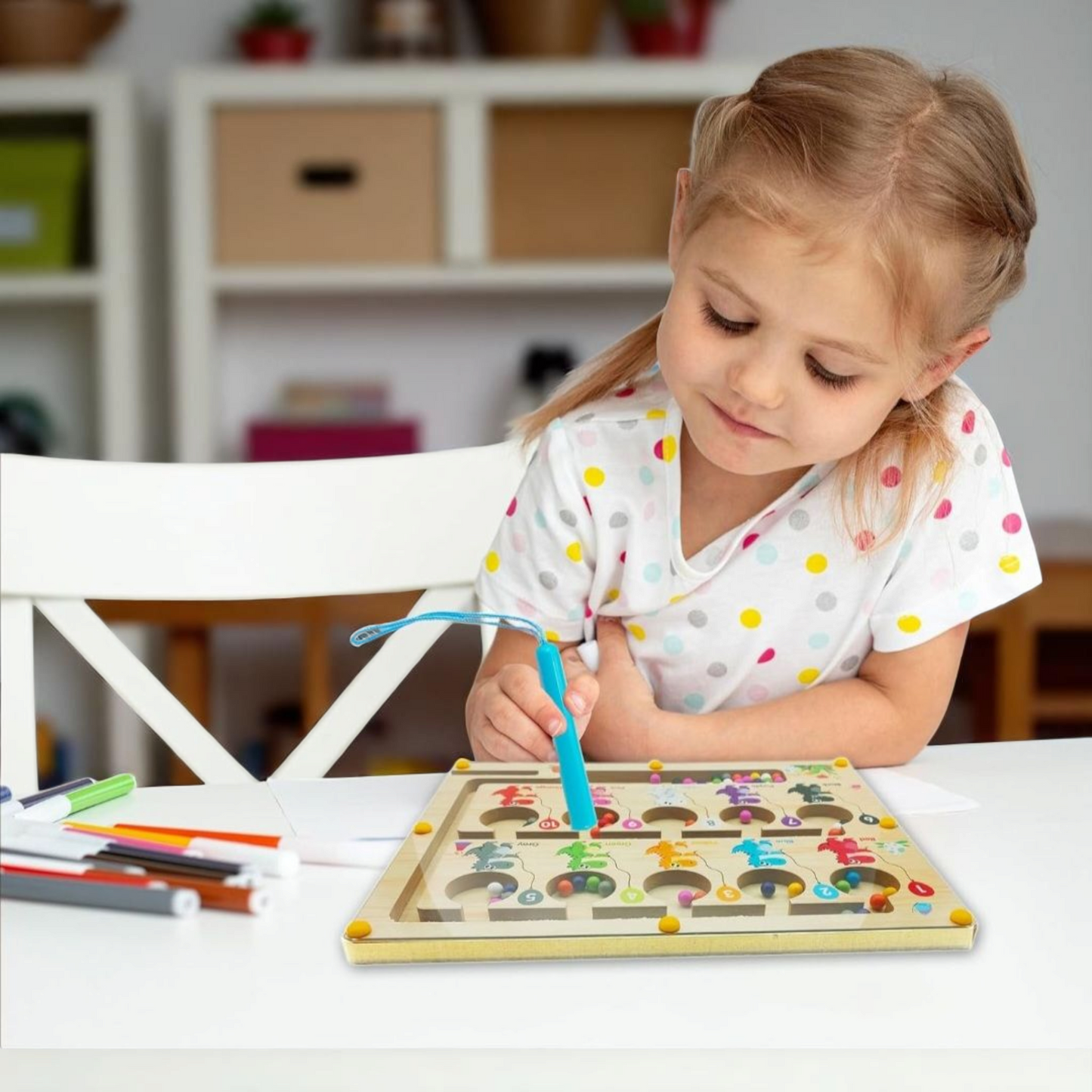 Magnetic Marble Maze Boards