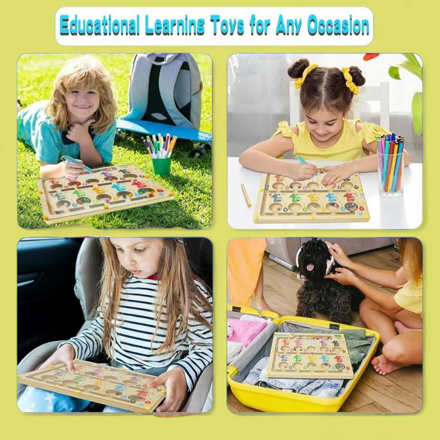 Magnetic Marble Maze Boards