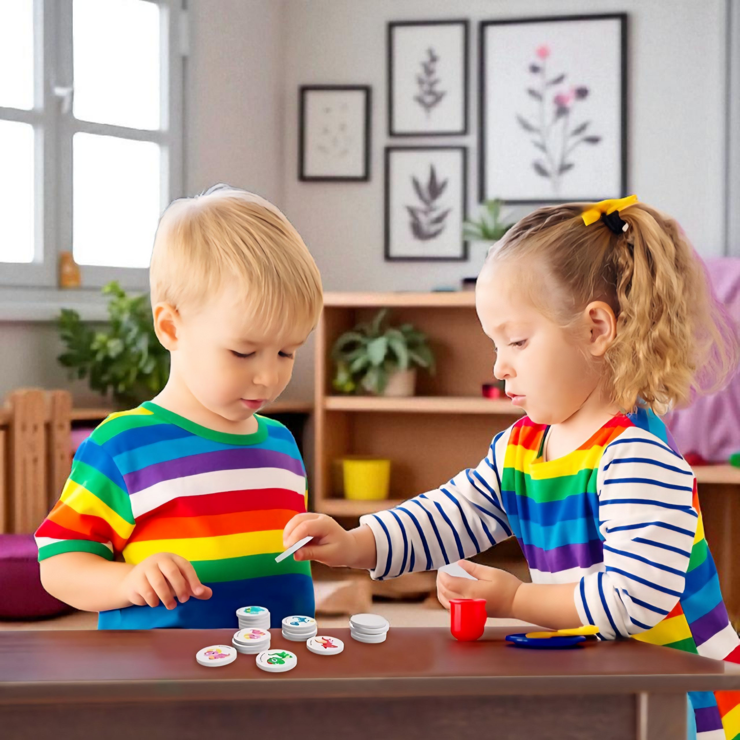 Wooden Memory Match Game