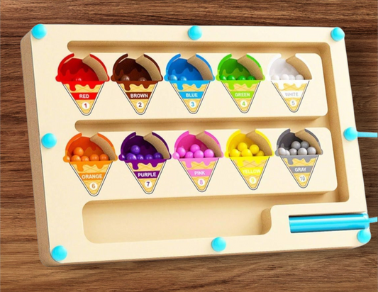 Magnetic Marble Maze Boards