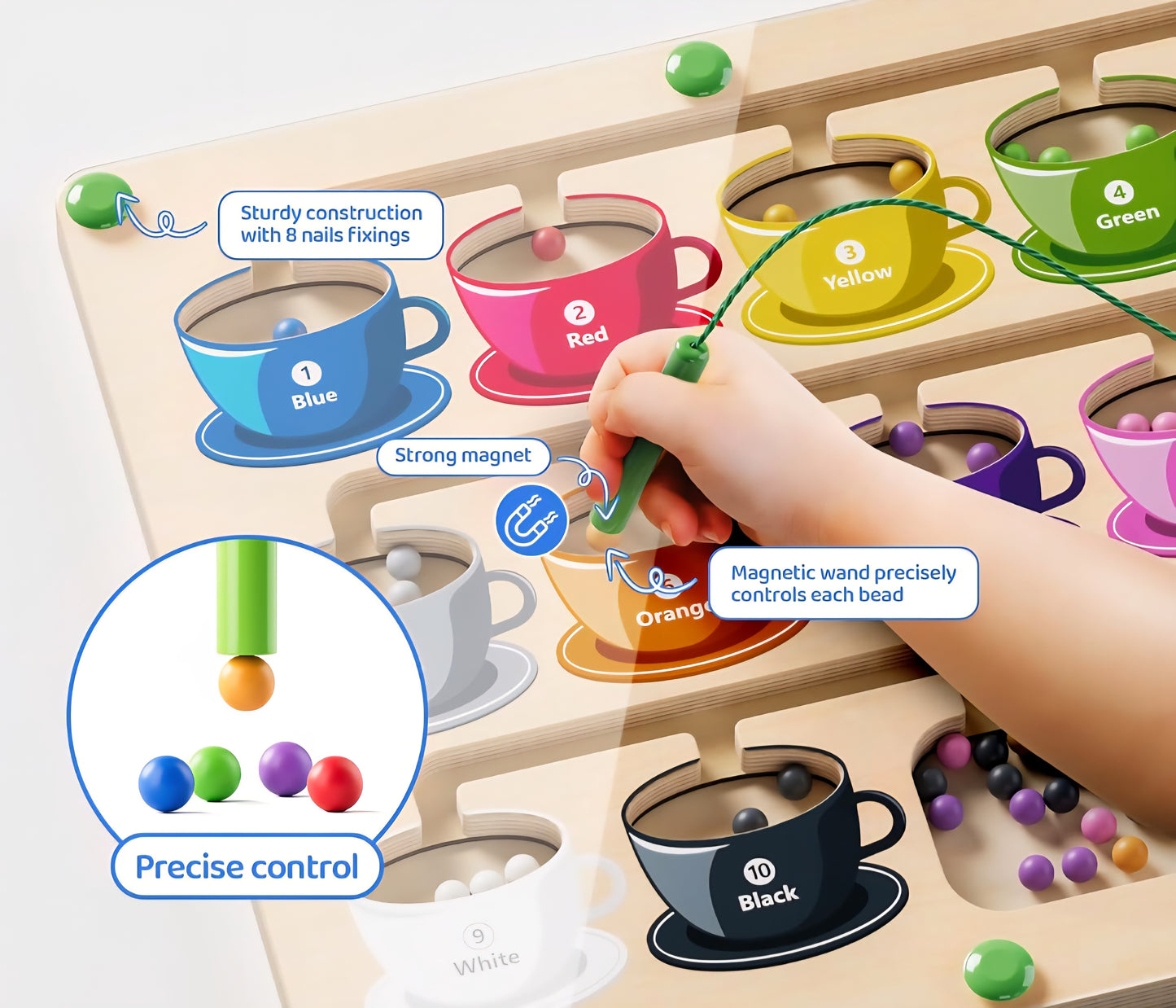 Magnetic Marble Maze Boards