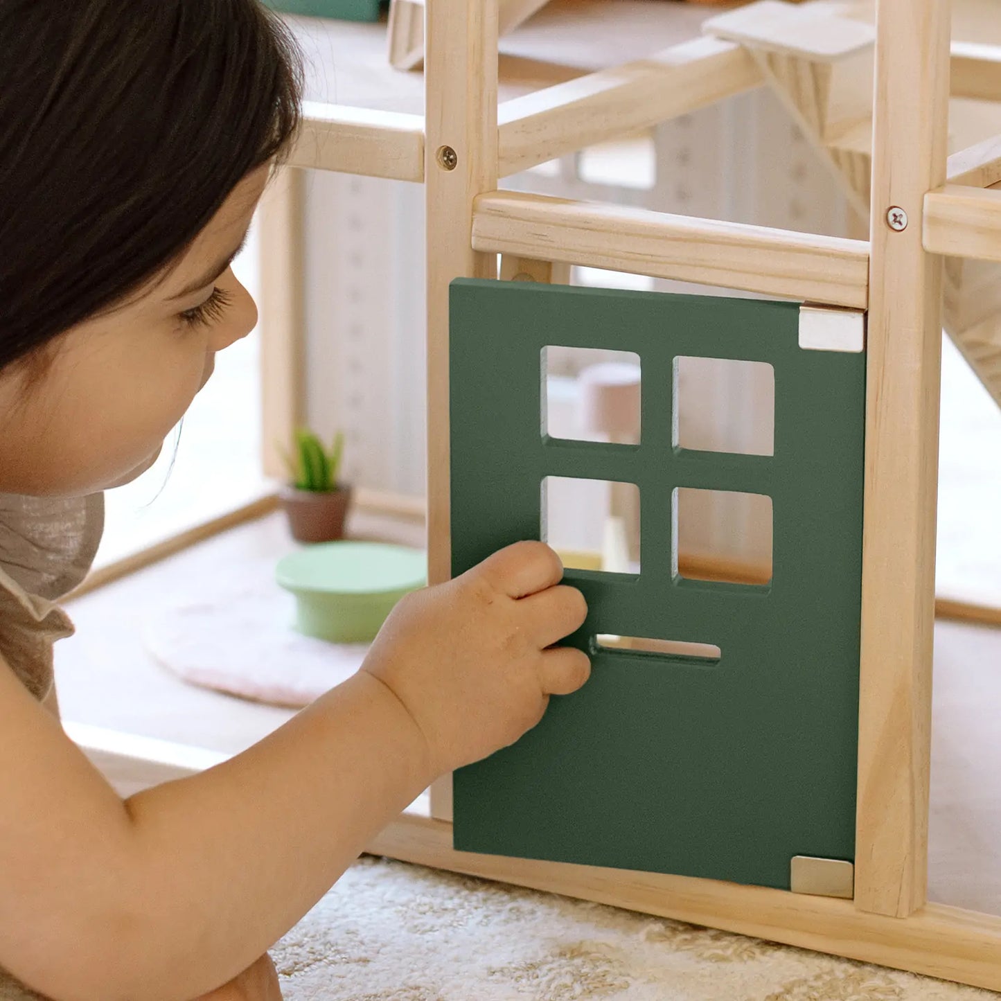 Tiny Land® Sweetwood Evergreen Dollhouse without Dolls