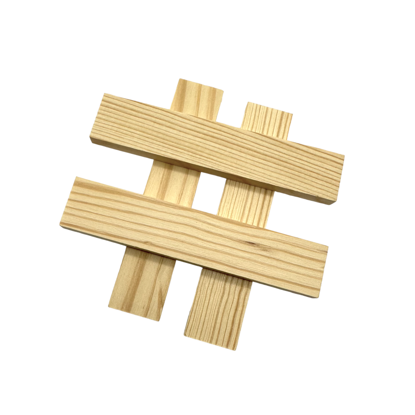 **Pre-order (Ships in 2-3 Weeks)**120 Pcs Natural Wooden Building Planks Set