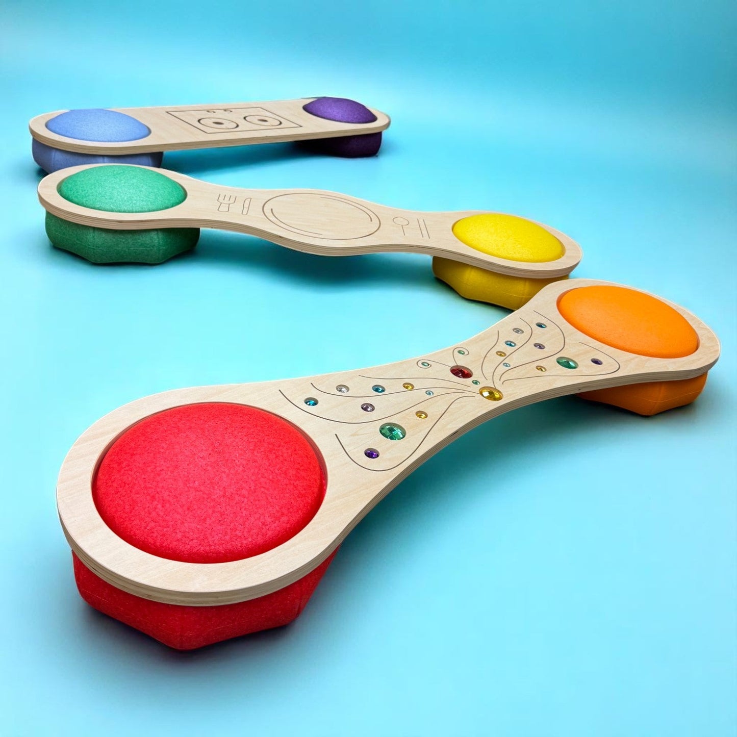 Connector Boards – 3-Piece Themed Set for Stepping Stones