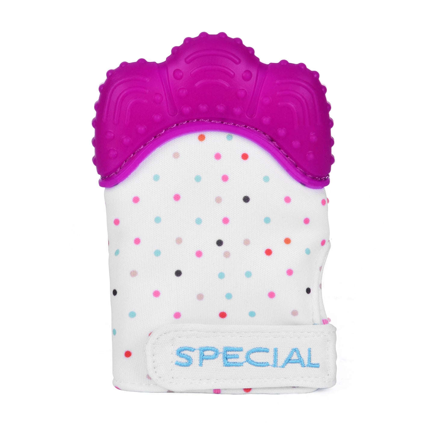 Teething Mitten, Wearable Mitt for Baby Self Soothing BPA Free Teething Pain Relief Toy for Left or Right hand