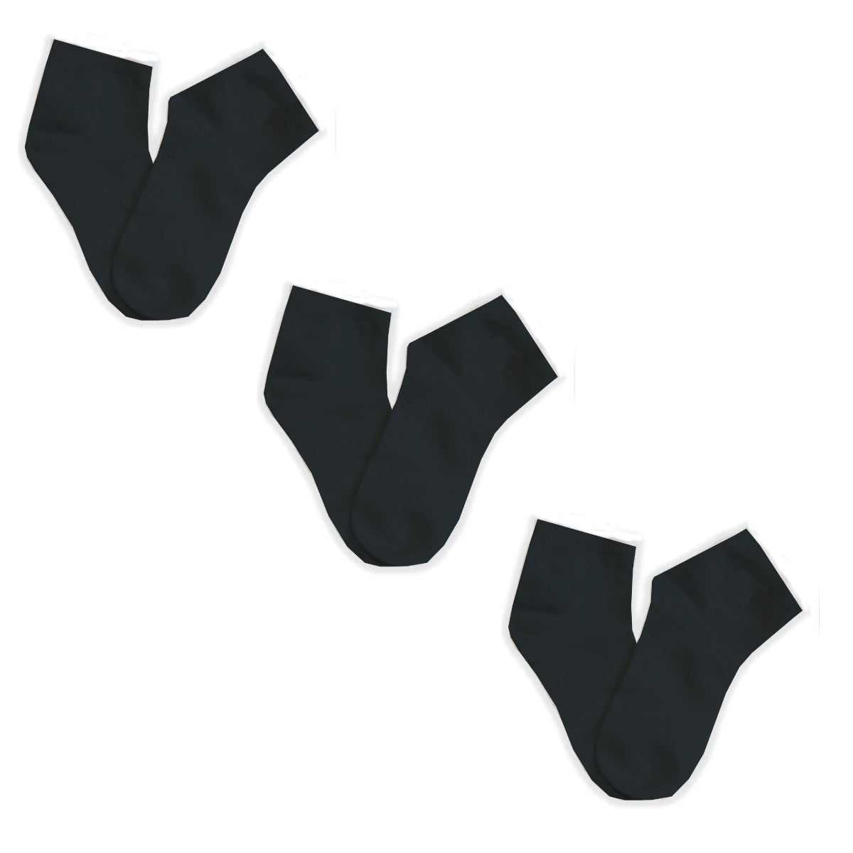 SmoothToe™ Essentials Ankle – Seamless Toe  Sensory-Friendly Socks 3-Pack