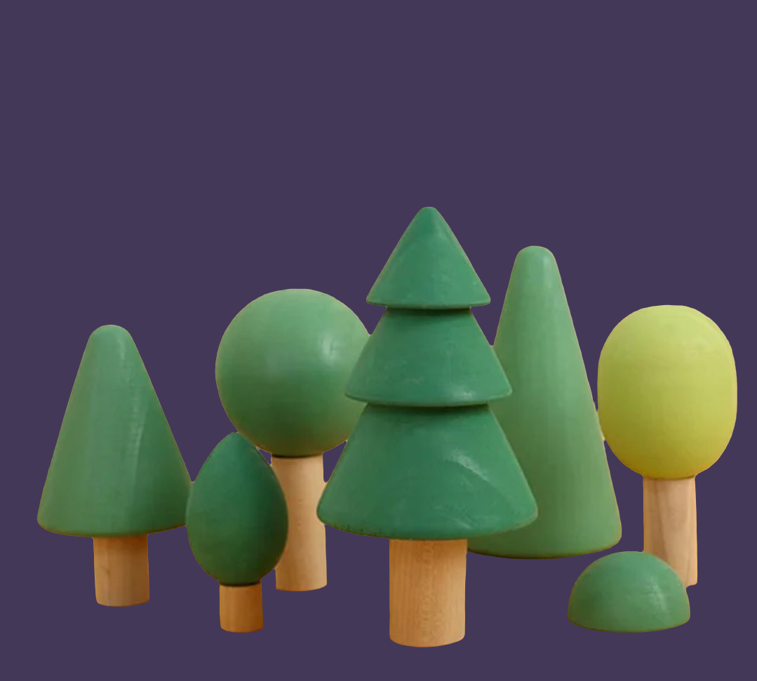 Wooden Forest Set