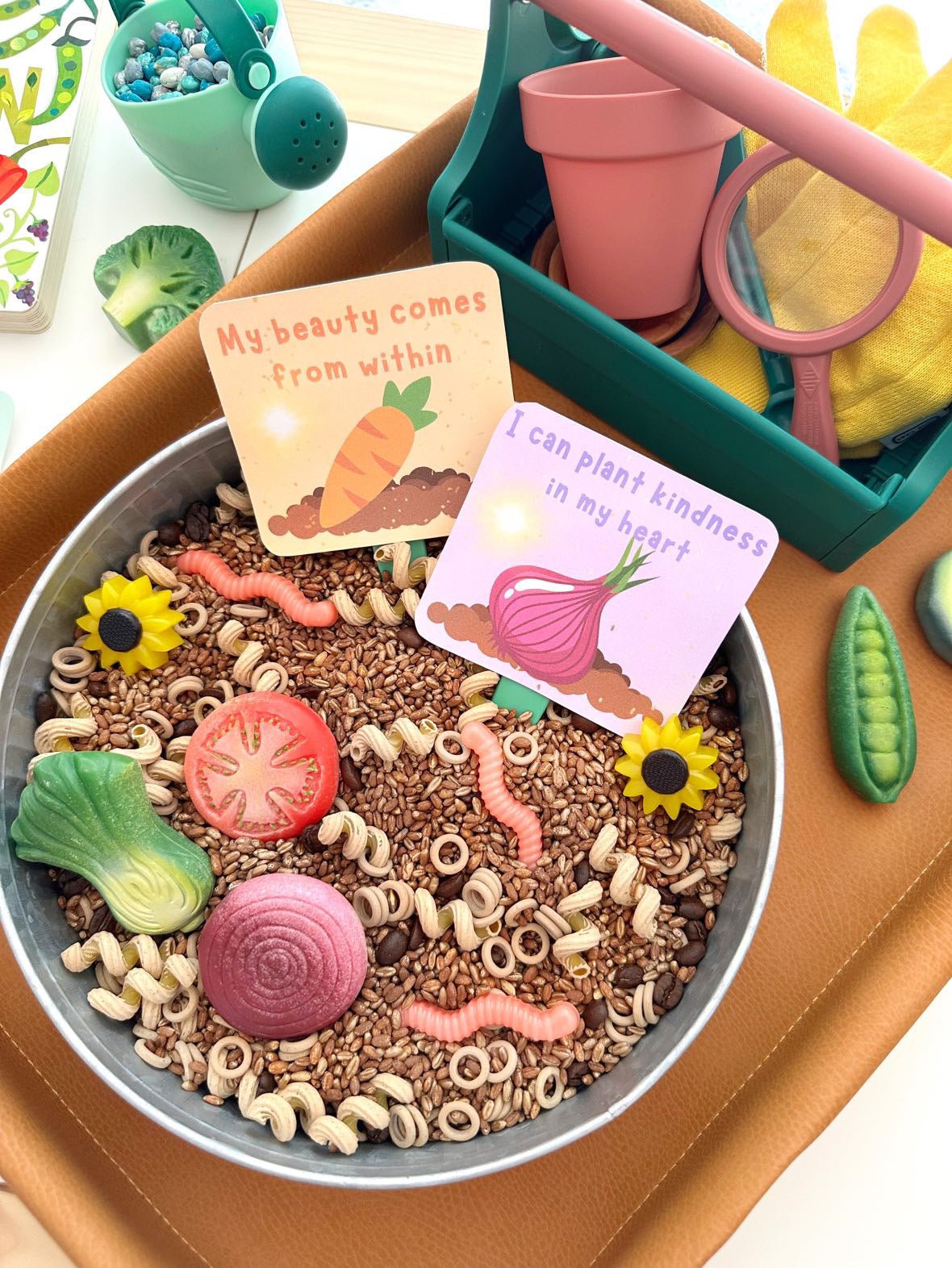 Coffee Coffee Coffee Sensory Bin Filler