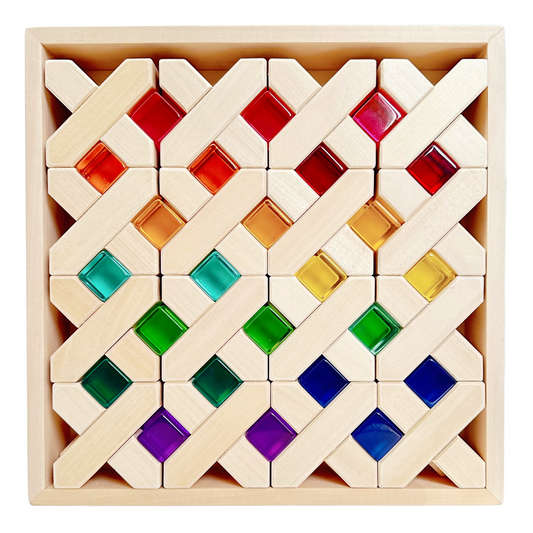 80 Pcs Combination Set with 32 X-shape and 48 Lucite Cubes
