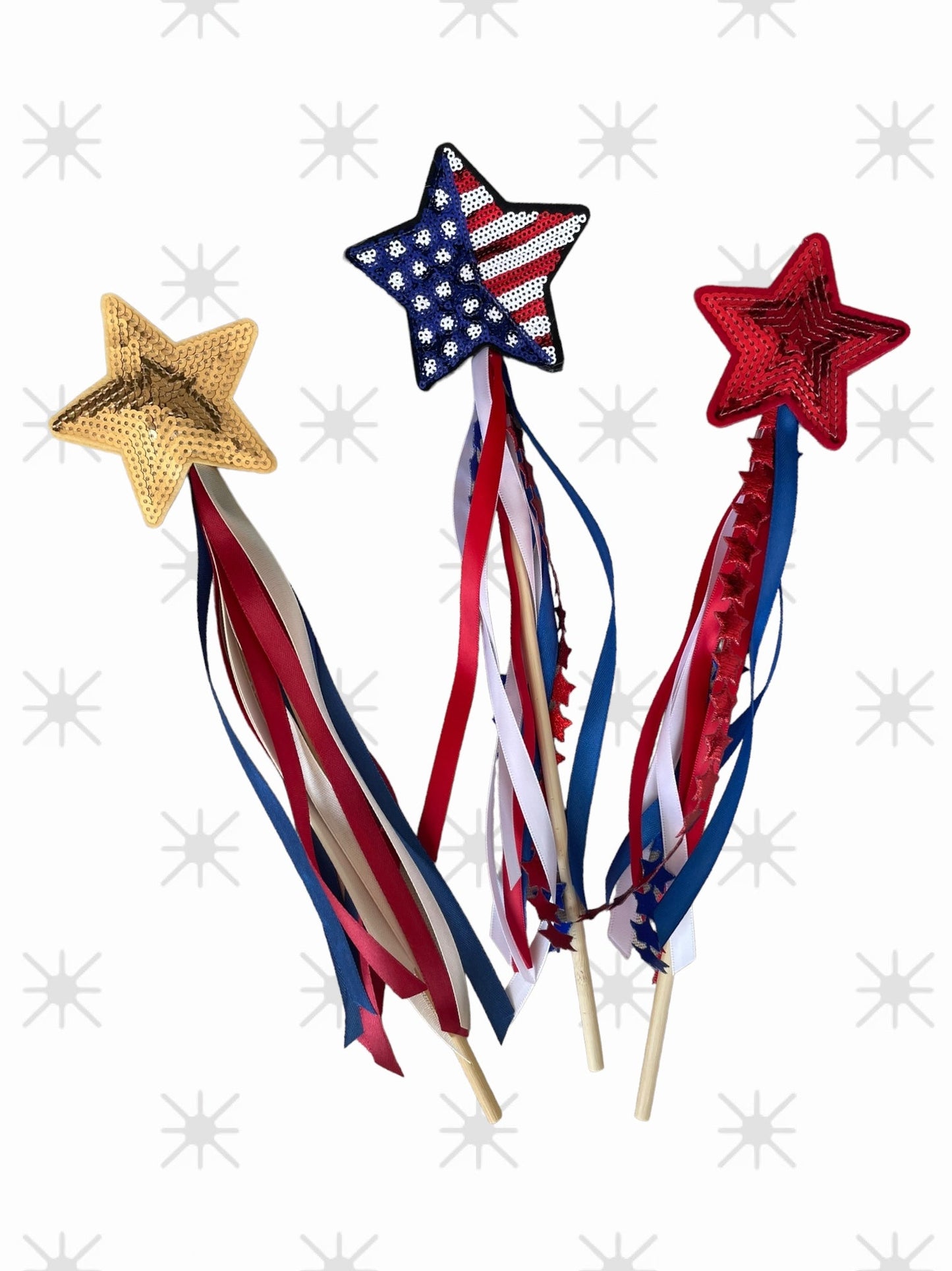Patriotic Ribbon Wand