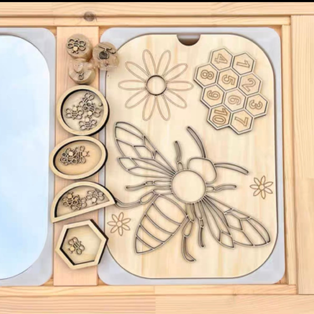 **Pre-order (Ships in 3-4 Weeks)**FLISAT Sensory Bin Insert Activity Board