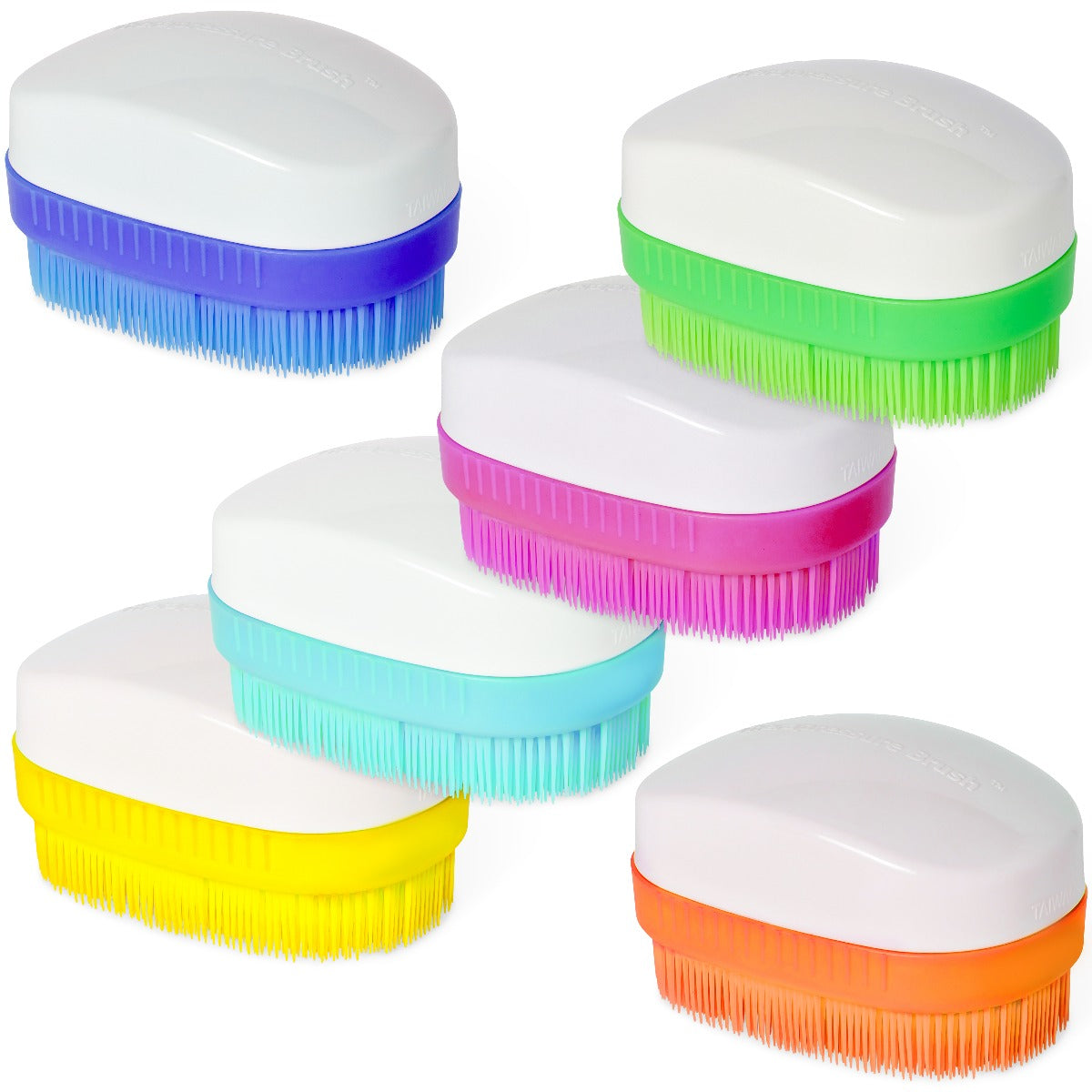 Wilbarger Sensory Brushes (Colorful): Set of 6