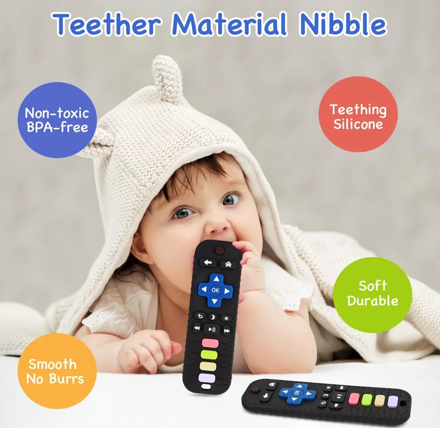 Silicone Remote & Game Controller Teethers