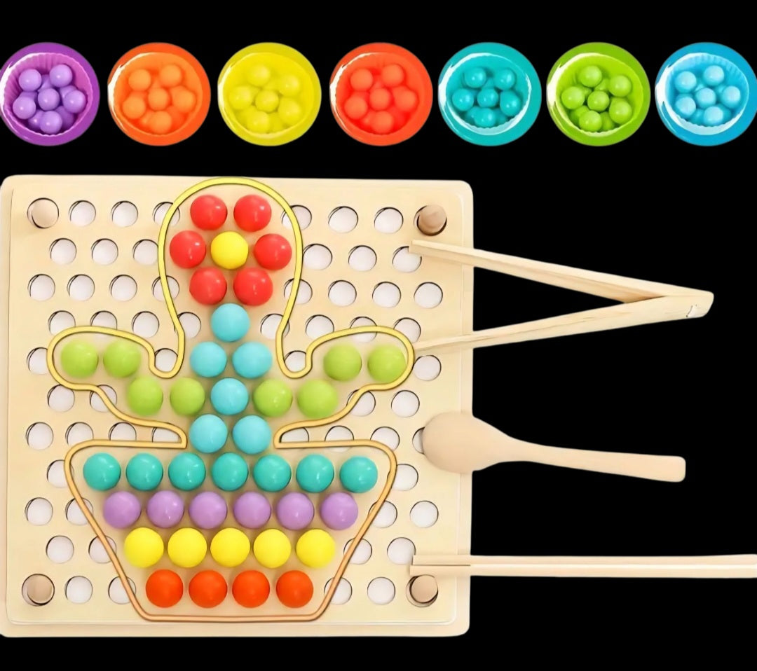 Montessori Fine Motor Sorting and Pattern Board