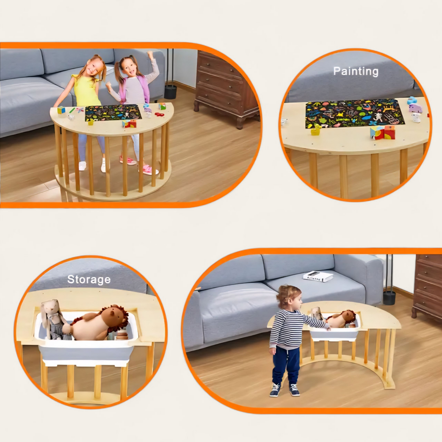 3-in-1 Climbing Arch Sensory Table
