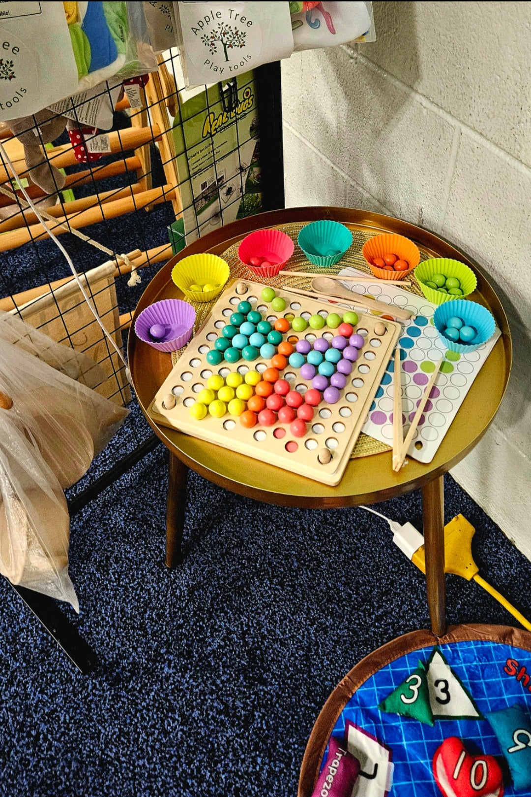 Montessori Fine Motor Sorting and Pattern Board