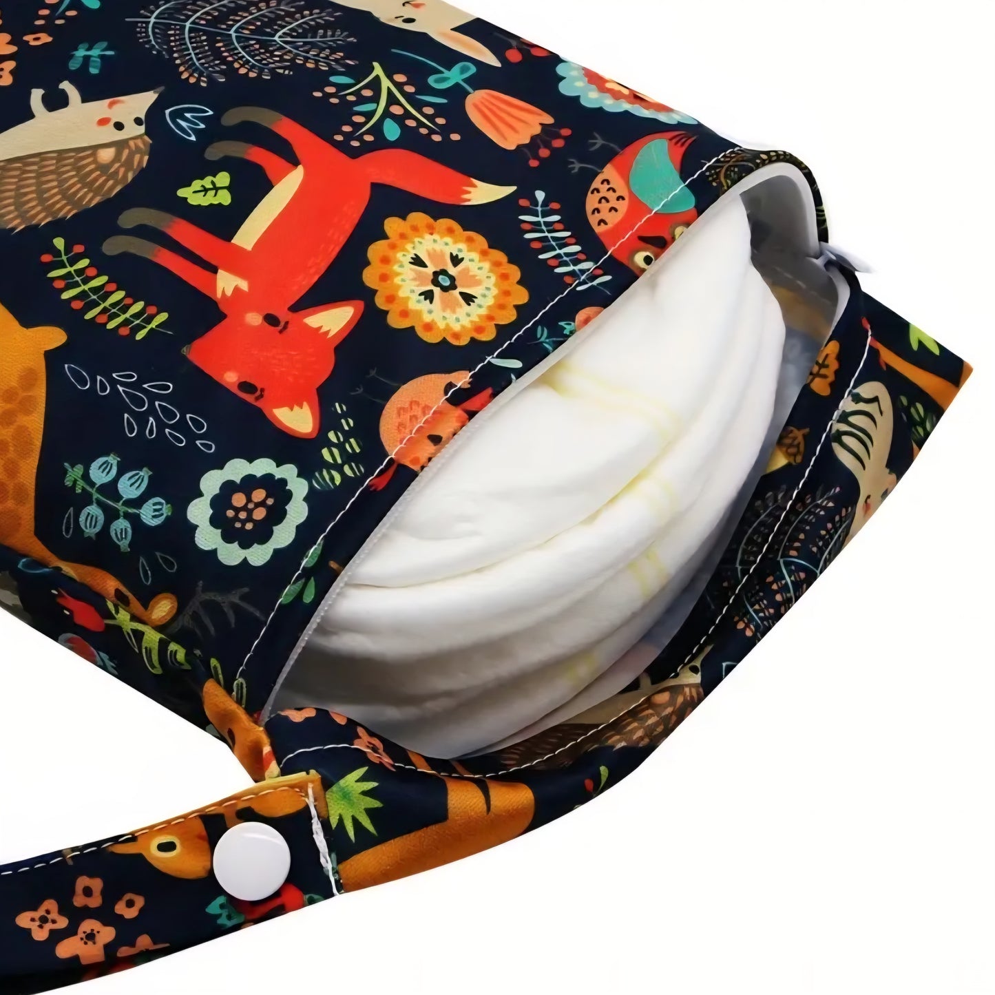 Reusable Wet/Dry Bag for Cloth Diapers