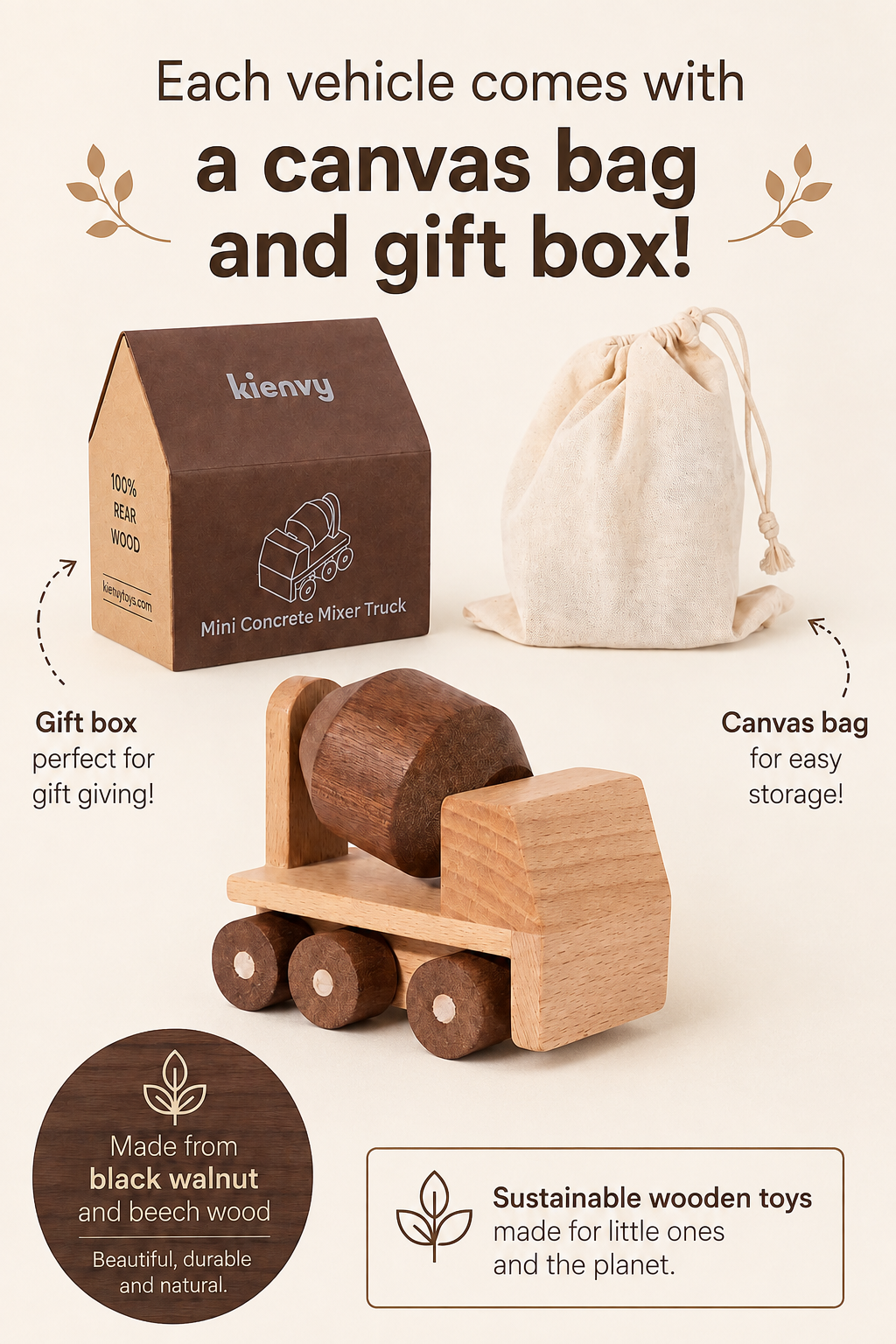 Wooden Construction & Community Vehicles Collection