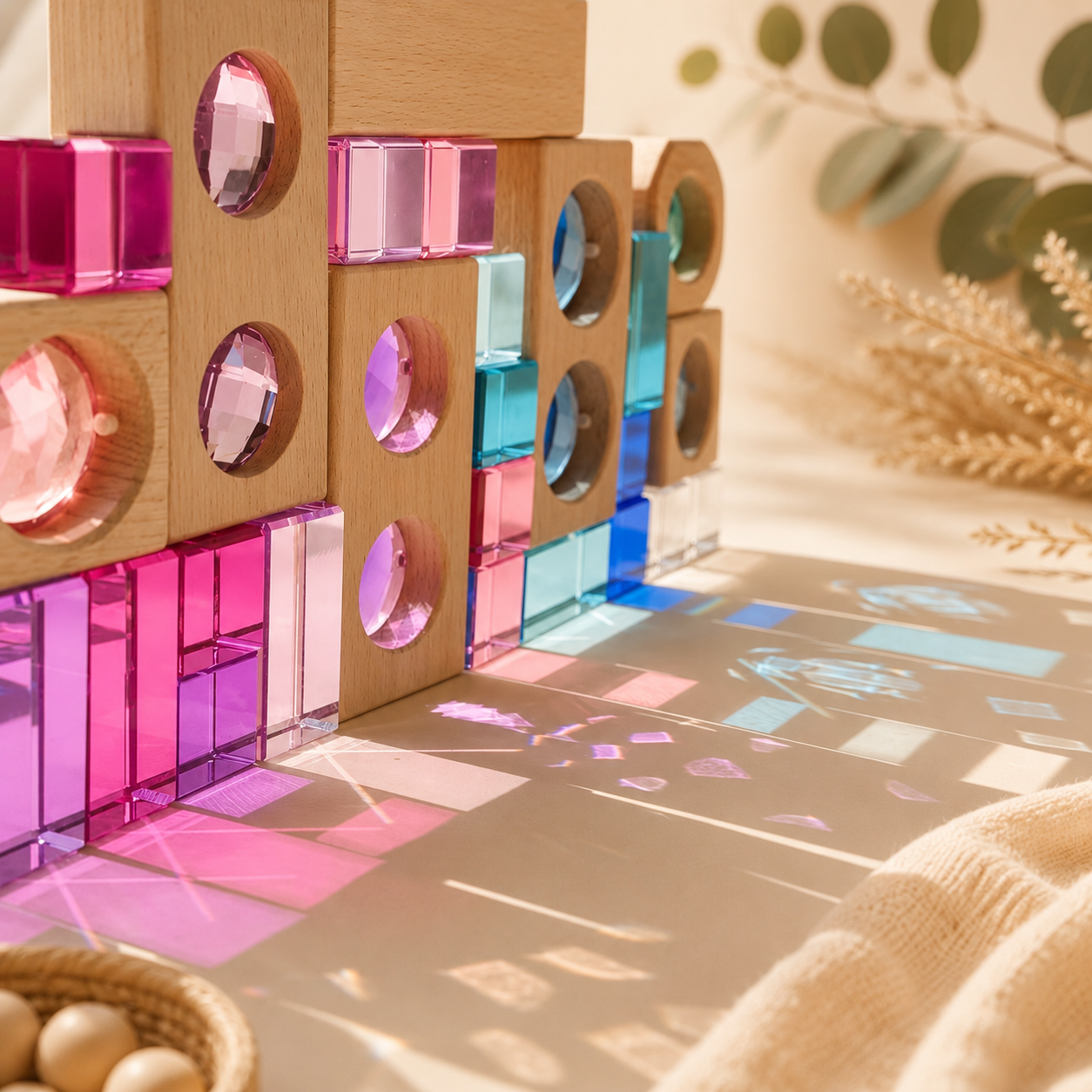 Color Light Play Gem Block Set