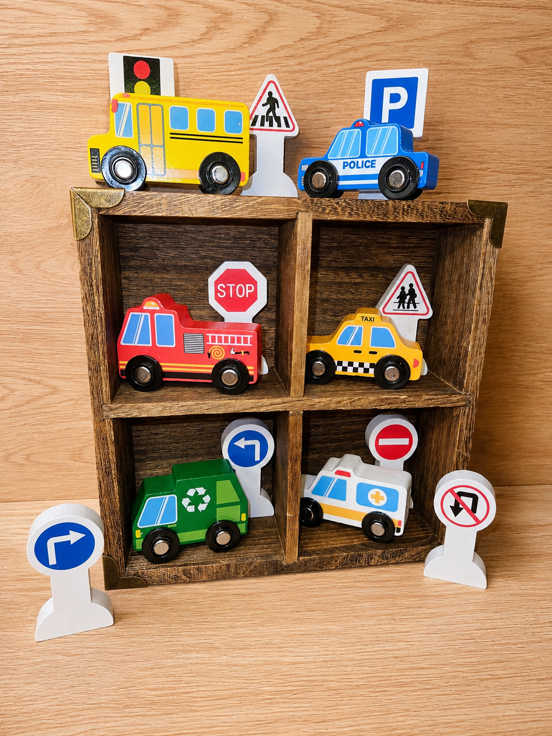 Vehicles & Street Signs Set