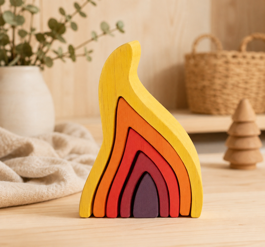 Fire Element Stacking Toy