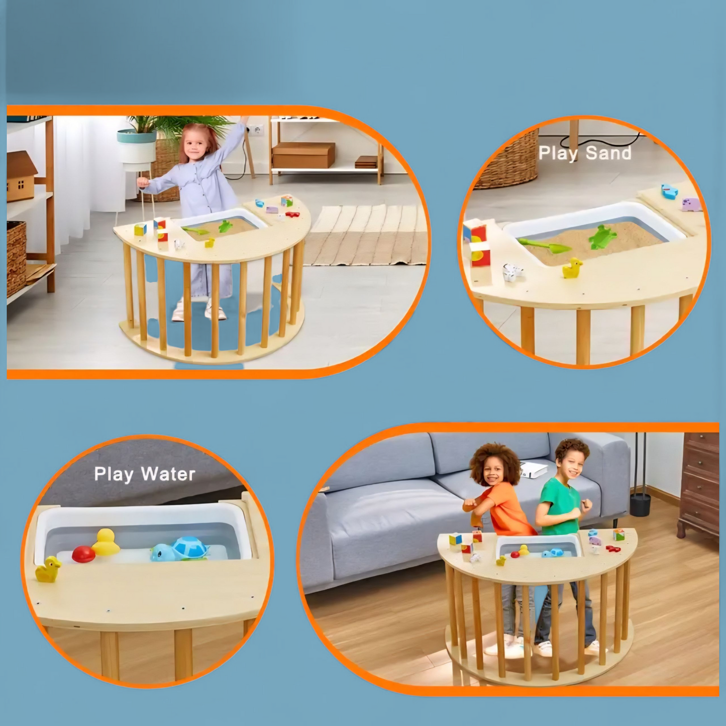 3-in-1 Climbing Arch Sensory Table