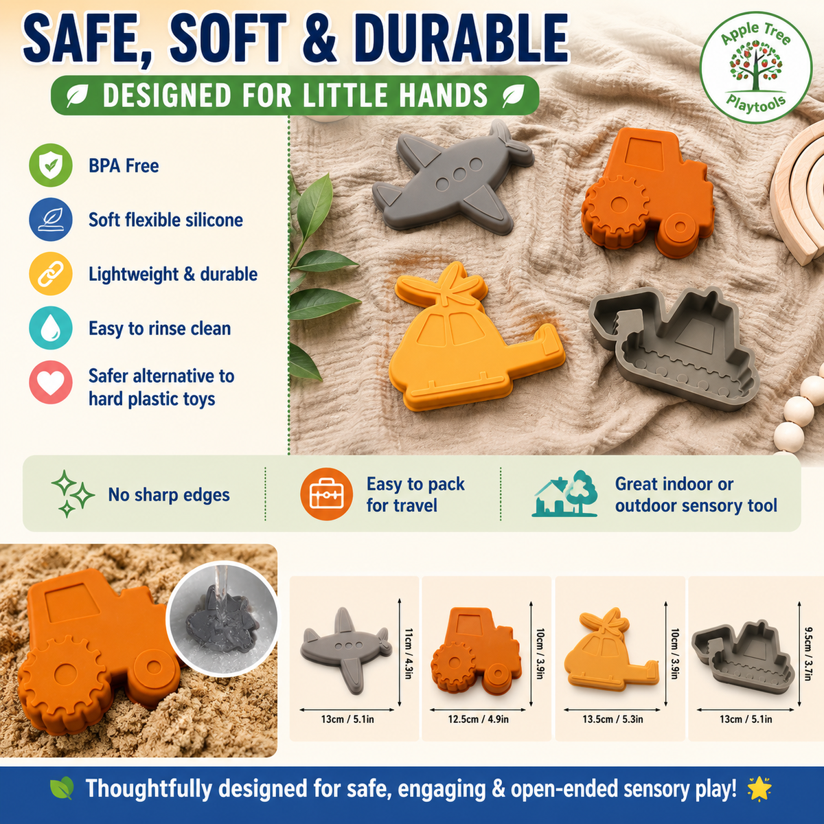 ✨ LARGE SILICONE SENSORY TOYS ✨
🚧👷‍♀️🏗👷‍♂️