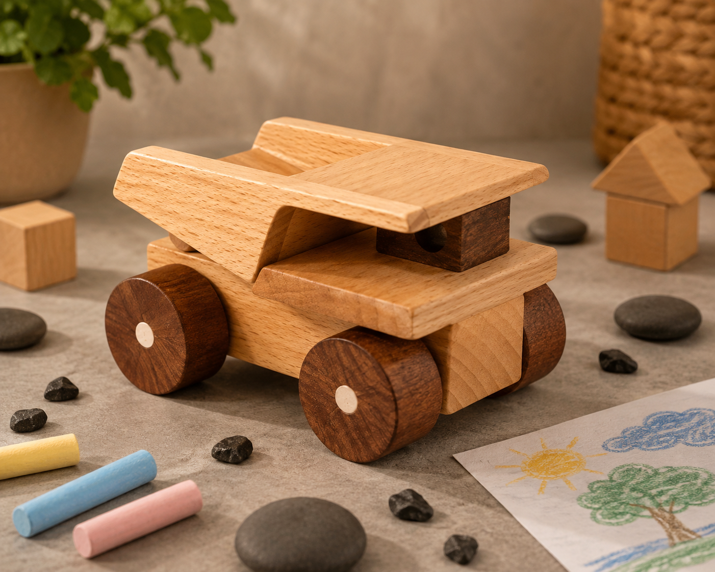 Wooden Construction & Community Vehicles Collection