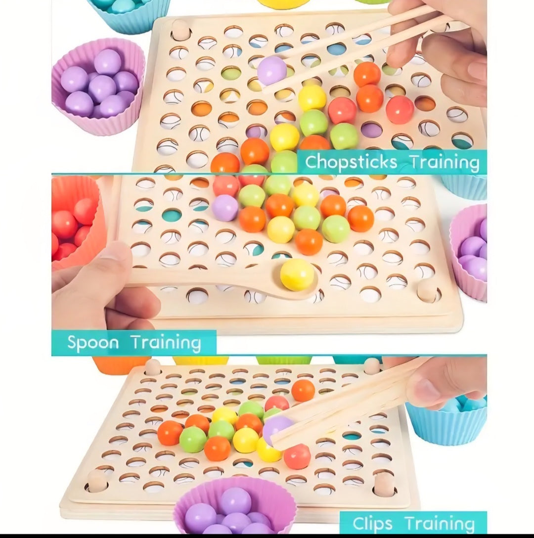 Montessori Fine Motor Sorting and Pattern Board