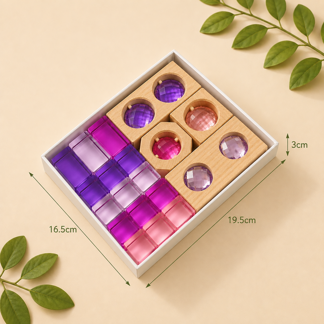 Color Light Play Gem Block Set