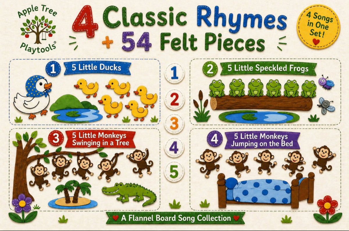 Felt Board Storytelling Set for Toddlers & Preschoolers
