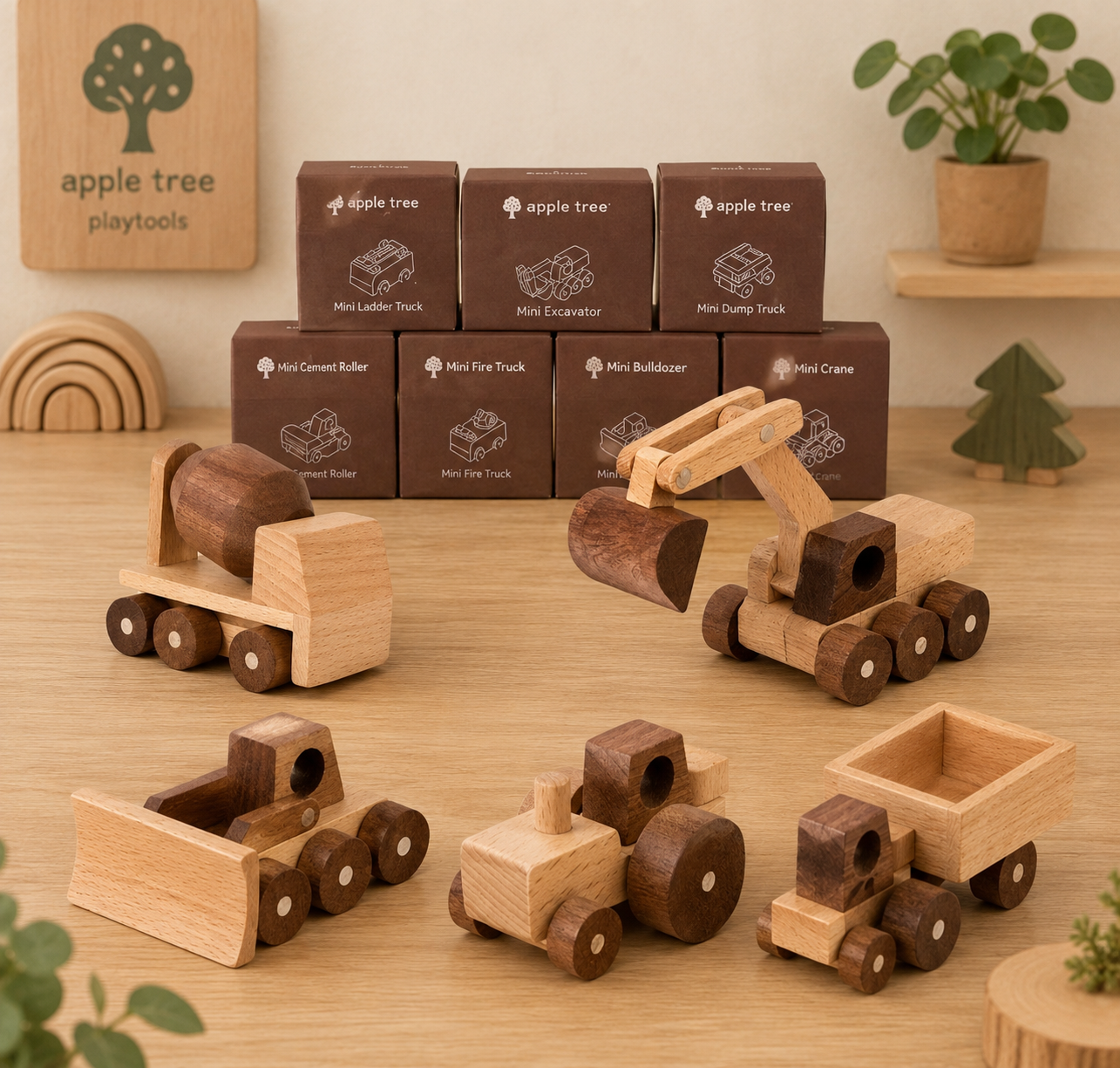 Wooden Construction & Community Vehicles Collection