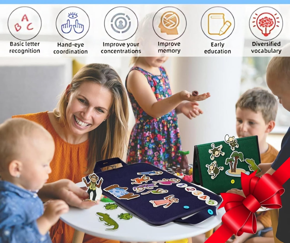 Felt Board Storytelling Set for Toddlers & Preschoolers