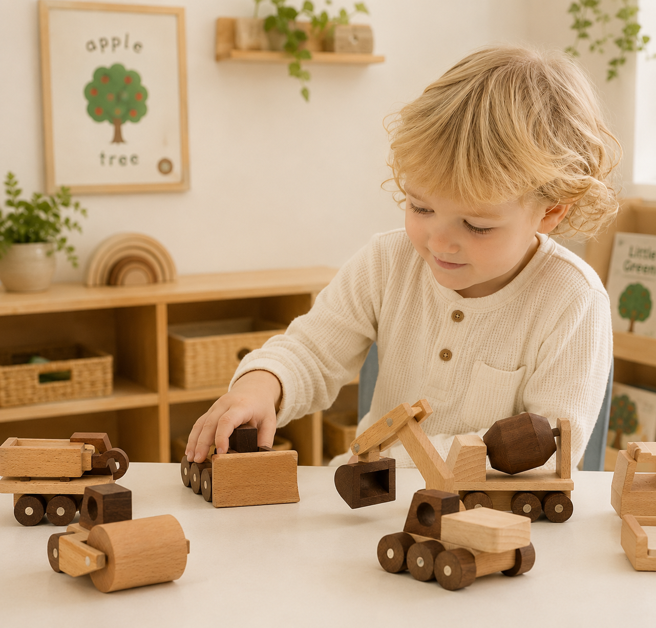 Wooden Construction & Community Vehicles Collection