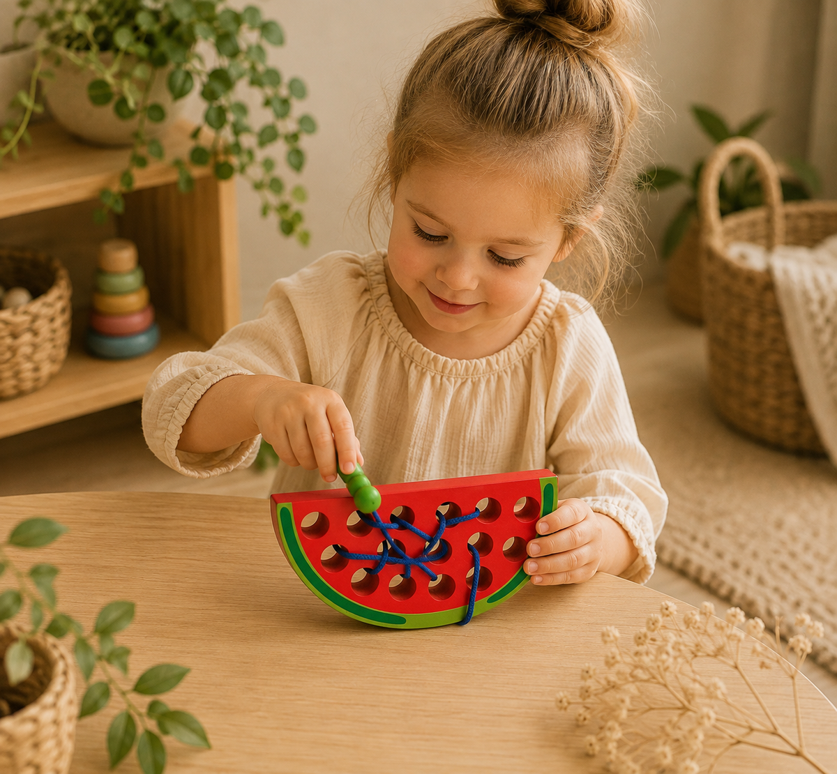 Wooden Fruit Lacing Boards