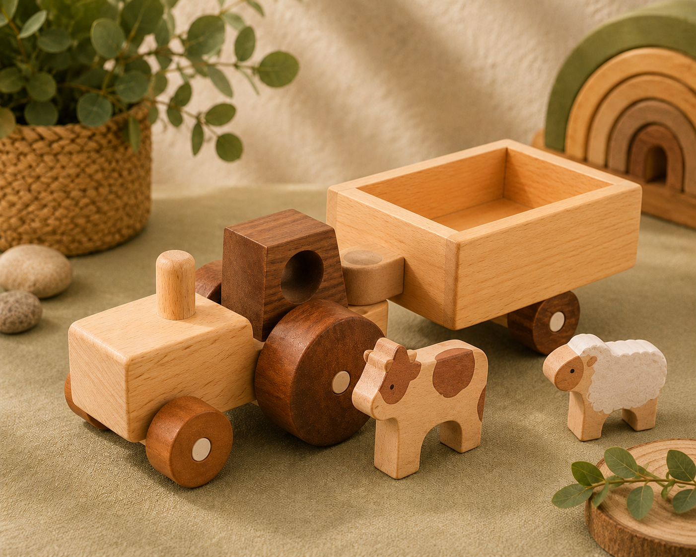 Wooden Construction & Community Vehicles Collection