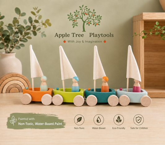 Little Harbor Sailboats – Small World Play Set
